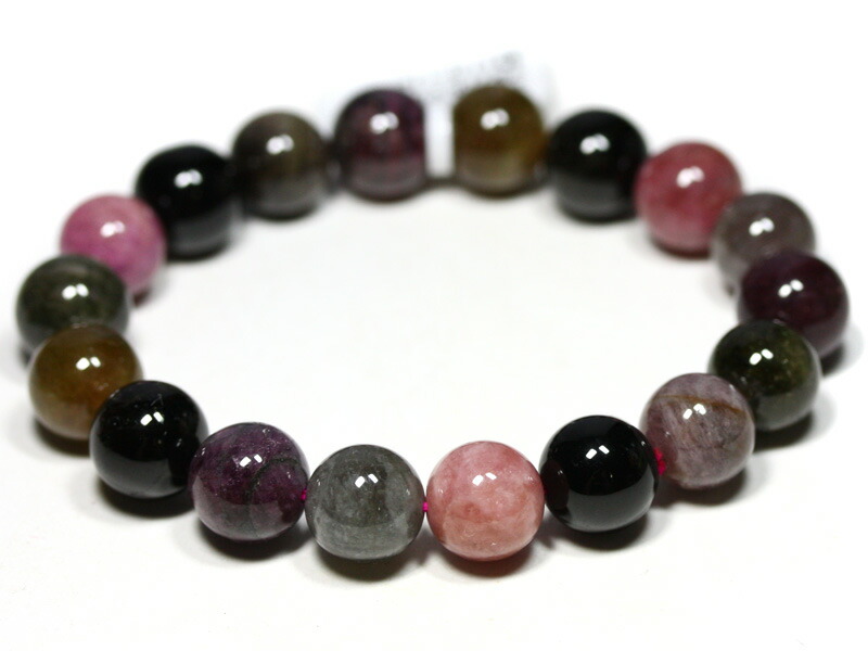 楽天市場】☆高品質☆【ブレスレット】トルマリン ミックスカラー (約
