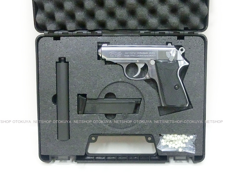 楽天市場】ムービープロップシリーズワルサー PPK/S ステンレスモデル