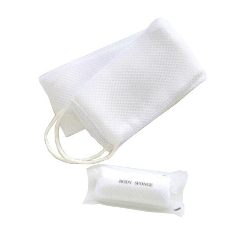 楽天市場】ホテル アメニティ 使い捨て紐付きネットボディタオル 個