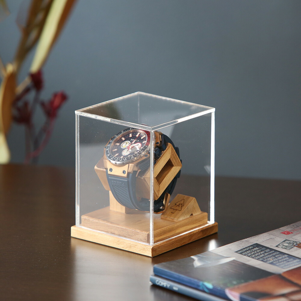 楽天市場】A+ (アクセントプラス) 腕時計ショーケース 1本用 (ダーク