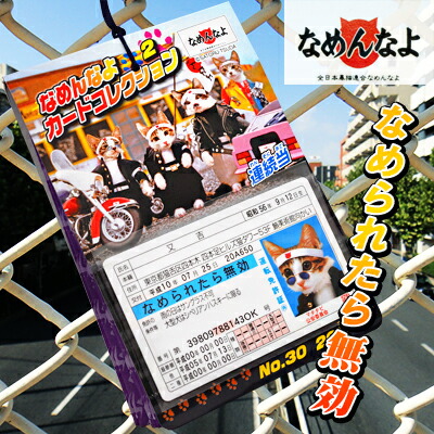 楽天市場】￥30×20付 なめんなよ(なめ猫) カードコレクション