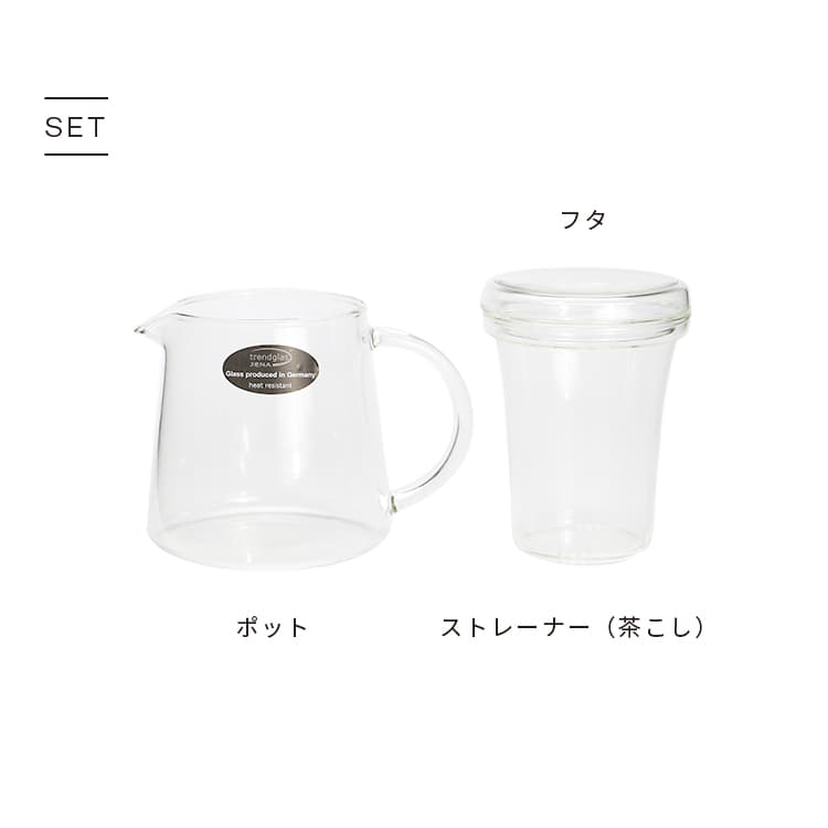 楽天市場】Trendglas-JENA トレンドグラス イエナ ティーポット 0.4L