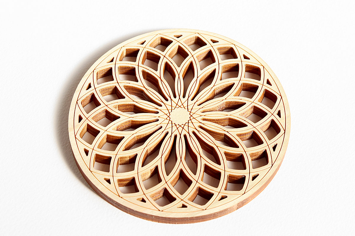 楽天市場】コースター 木製 ウッドコースター 天然木使用 全6種 日本製