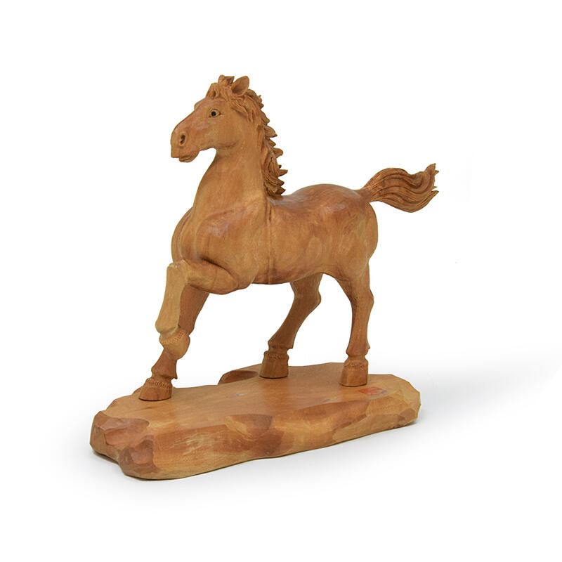 楽天市場】【木製像】来福駿馬（インド白檀 ※老山白檀）※手彫り品