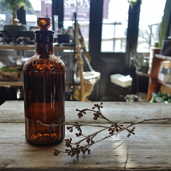 楽天市場】アンティーク ポイズンボトル 薬瓶 イギリス製 アンバー