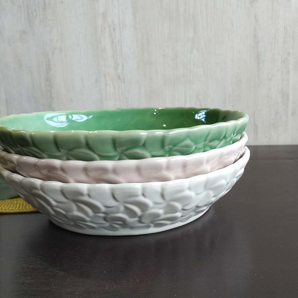 楽天市場】【ポイントUP アジアン バリ】 ジェンガラケラミック サラダ