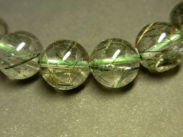 楽天市場】パワーストーン 天然石 最高級 高透明 グリーンルチル