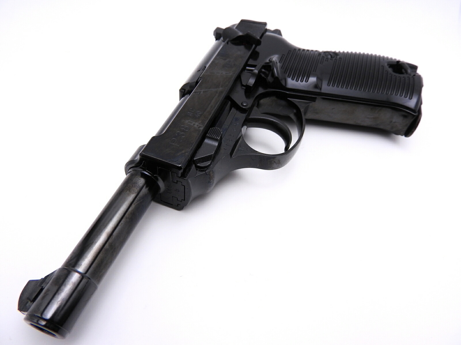 楽天市場】マルゼン ワルサー P38 ブラックメタルモデル ac40 ブロー