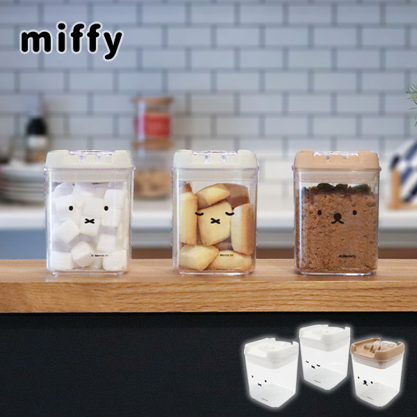 楽天市場】キャニスター ミッフィー miffy 収納 ディスプレイ ふた付き