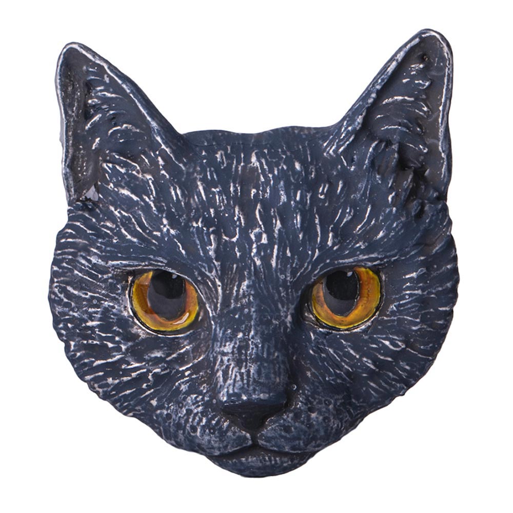 NO.447黒猫 シャボン玉レジンヘアゴム ブローチ NO.447❤黒猫 シャボン玉