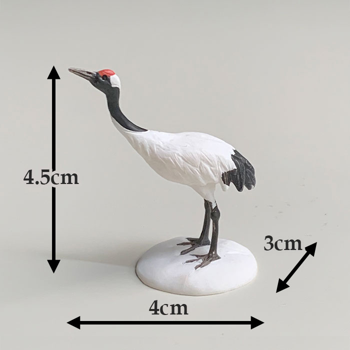 楽天市場】ミニチュア 置物 飾り フィギュア 鶴 つる タンチョウヅル