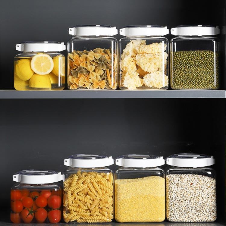 楽天市場】調味料入れ 保存容器 6個セット キャニスター 角型 900ml