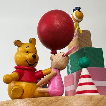 楽天市場】ニデックオルゴール ディズニー木製からくりオルゴール くま