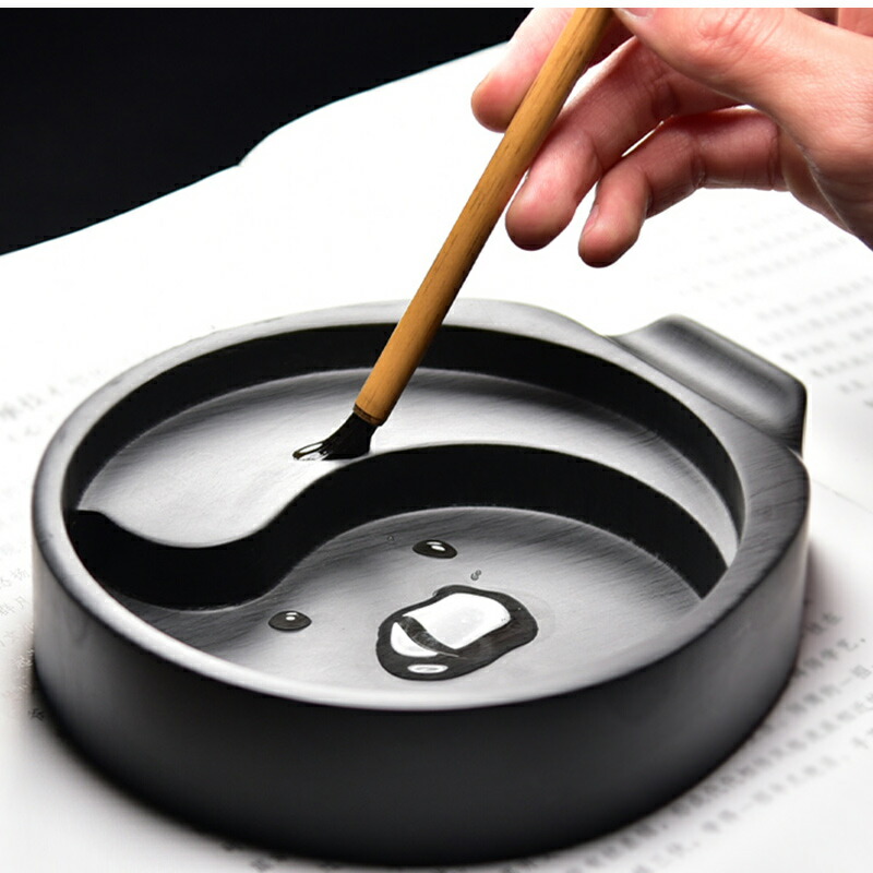 楽天市場】【予約品】すずり 中国硯 ペン立て 4インチ 書道用品 文房具