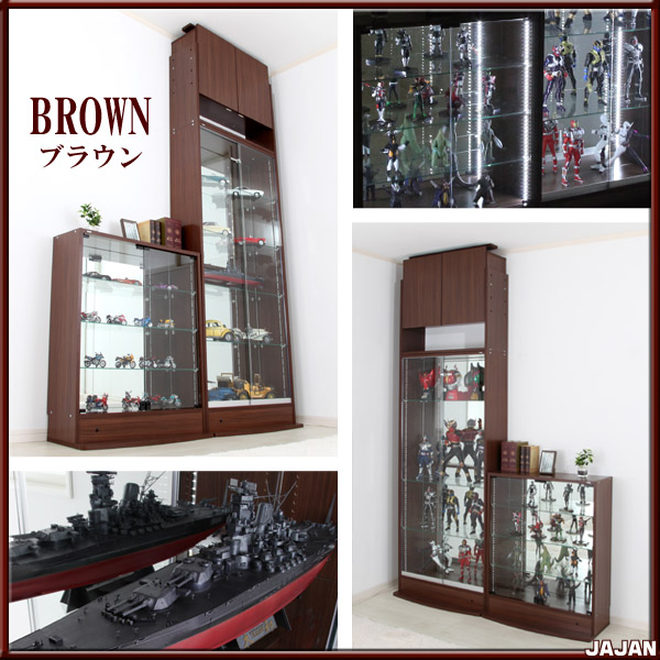 楽天市場】☆新タイプ・サード☆ コレクションラック 超ワイド LED照明