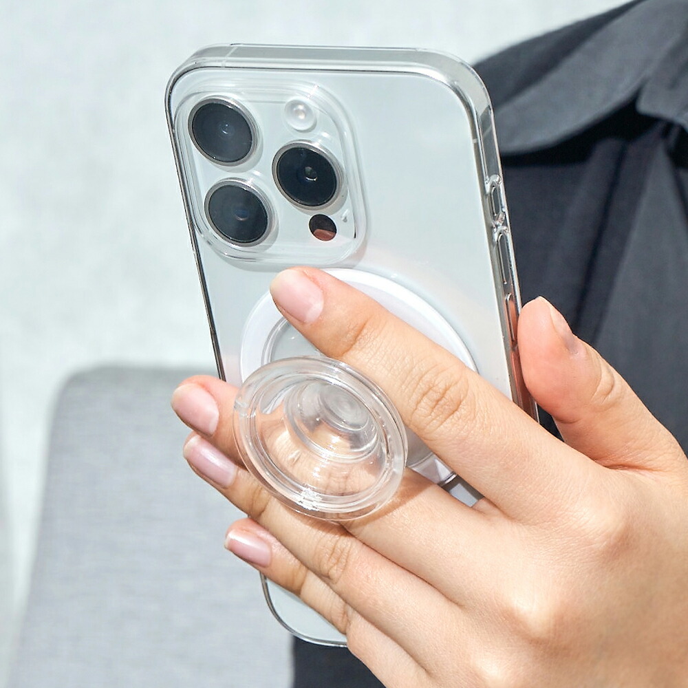 楽天市場】VICXXO MagSafe ポップ型グリップ クリスタル スマホ