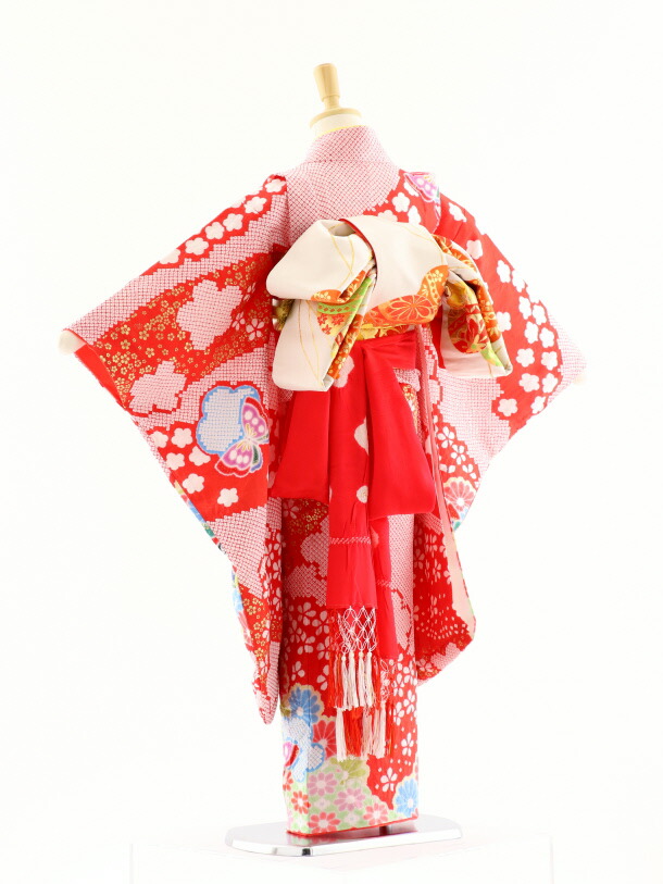 楽天市場】七五三 7歳 着物 正絹 フルセット レンタル 女の子7575 総