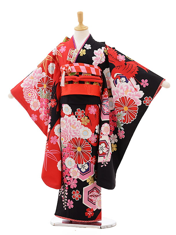 楽天市場】753 七五三 着物 7歳 フルセット 女の子 レンタル 7638