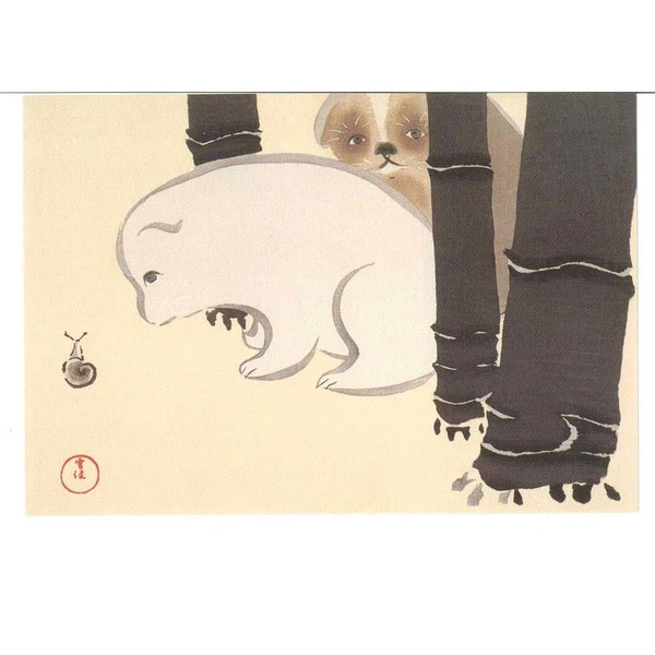 楽天市場】【マラソン限定10％OFF】芸艸堂 木版画 神坂雪佳「No.3 狗児