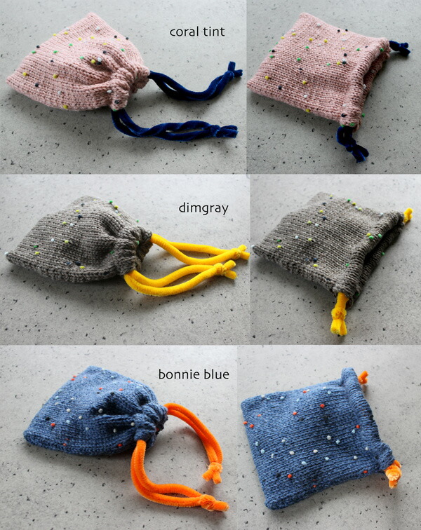 楽天市場】キット カラフルドットの巾着ポーチ glitt-9 星野真美