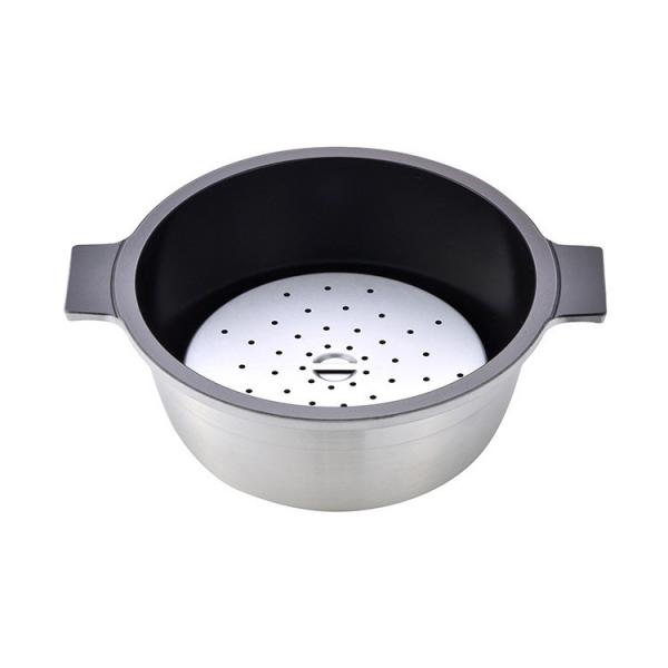 楽天市場】北陸アルミ 無水鍋 両手鍋 24cm 深型 日本製 アルミ 炊飯 7