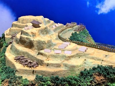 楽天市場】[完成品］近江 石山城・石山砦 A4サイズ 日本の城 お城