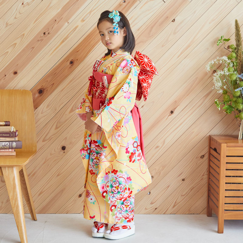 楽天市場】【レンタル】753 七五三 着物 7歳 フルセット 女の子