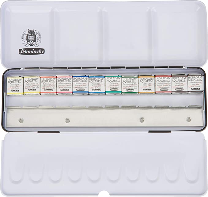 楽天市場】シュミンケ ホラダム 固形水彩 ハーフパン 12色セット