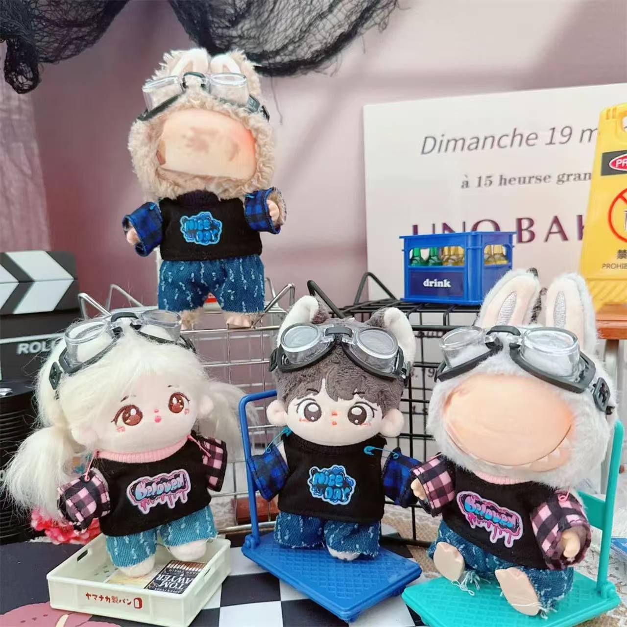 楽天市場】THE MONSTERS Exciting Macaron ぬいぐるみ用服 LABUBU