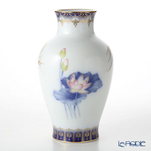 楽天市場】【2/25限定 P10倍】大倉陶園 鳳凰舞妃蓮 28cm 花器 20A