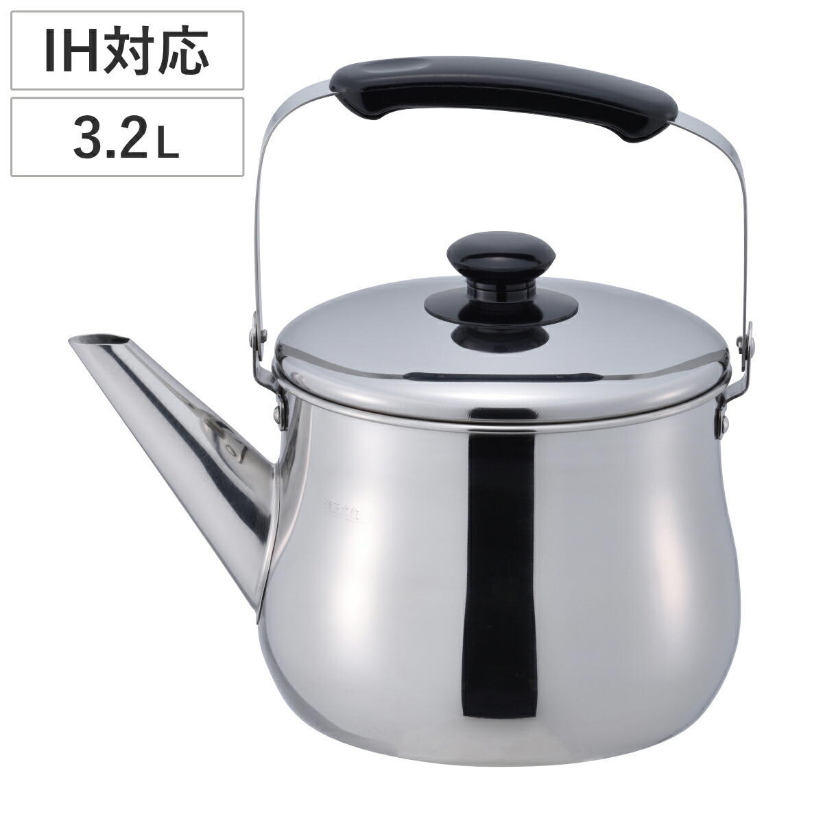 楽天市場】笛吹きケトル やかん ステンレス 1.7L IH対応 クラシック