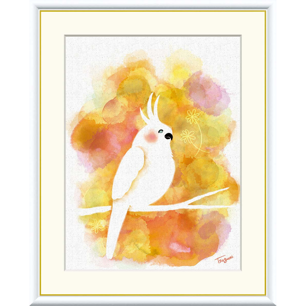 楽天市場】インコ（日本画｜絵画）：アート・美術品・骨董品・民芸品