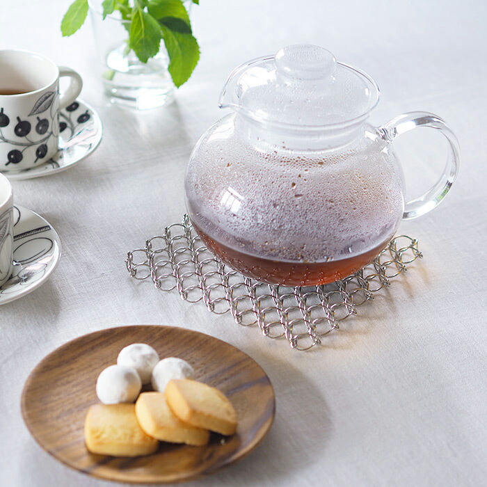 楽天市場】サンク ワイヤー鍋敷き シルバー / CINQ【2点までネコポス可