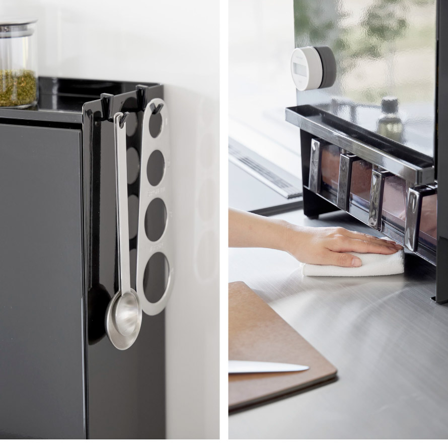 楽天市場】スパイスラック tower スリム 調味料ラック タワー 山崎実業