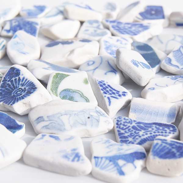 楽天市場】陶器 タイル 破片 詰め合わせ シーグラス(ビーチグラス