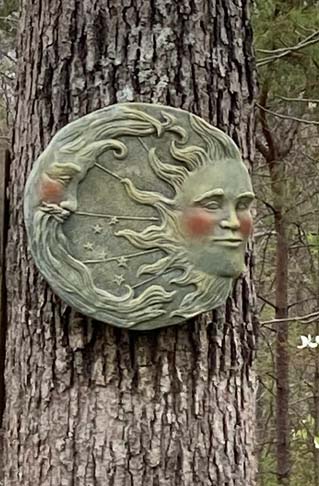 楽天市場】西洋彫刻 ガーデン装飾 天体の太陽と月と星の壁装飾