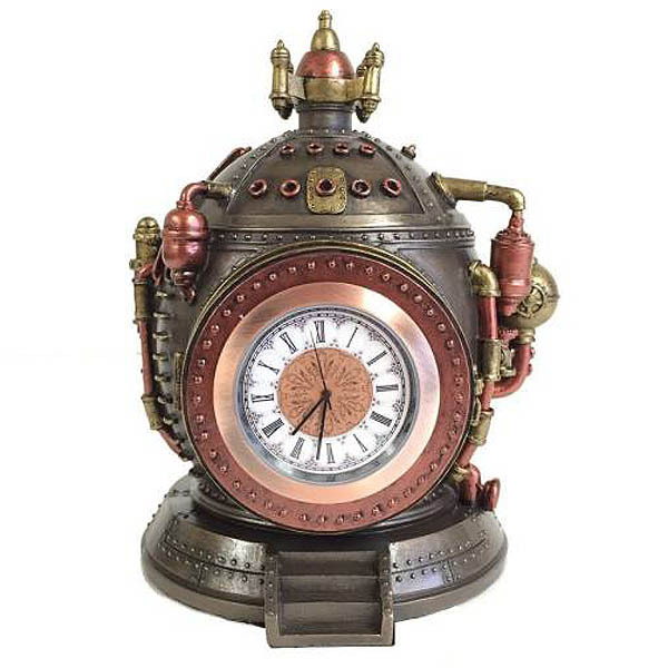 楽天市場】スチームパンク風 タイム・マシーン置き時計 クロック小物