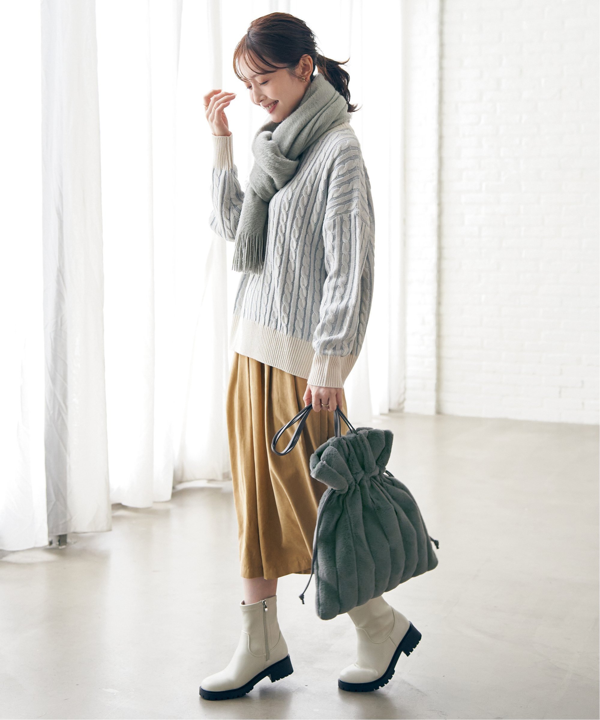 ikka｜ミンクタッチマフラー | Rakuten Fashion(楽天ファッション／旧