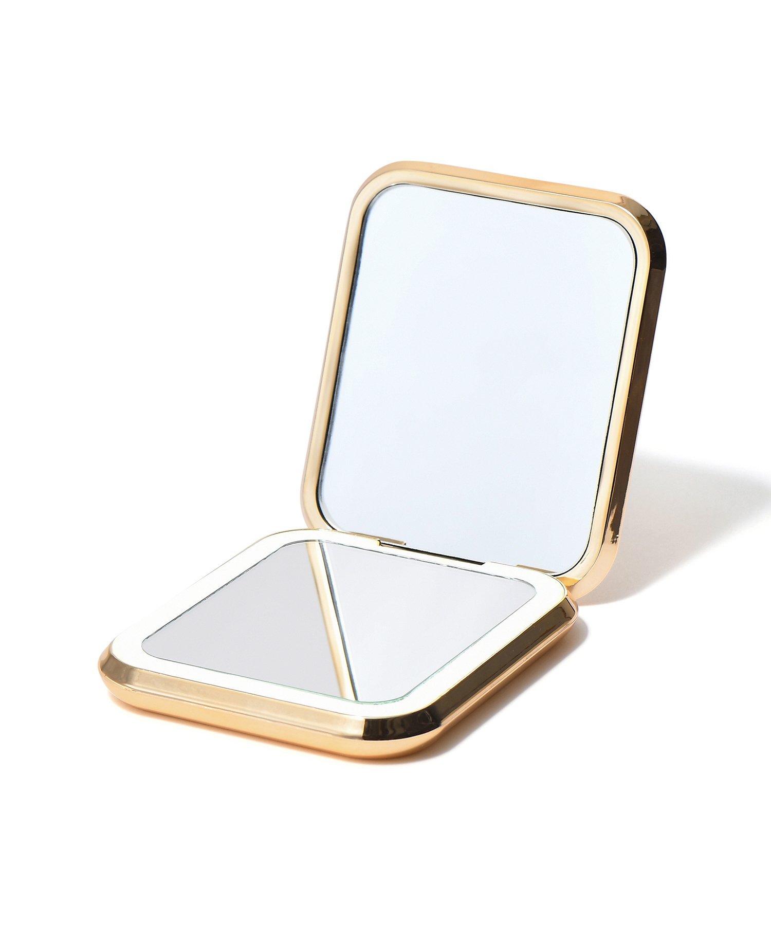 Francfranc｜ブロンシュ LEDコンパクトミラー ゴールド | Rakuten