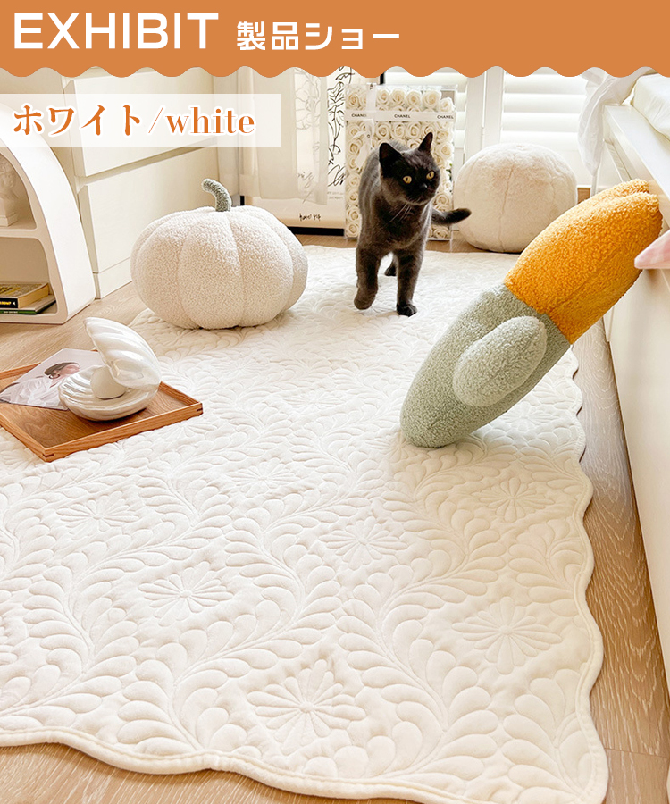 楽天市場】ラグマット ラグ キルティング キルト マット 北欧 滑り止め