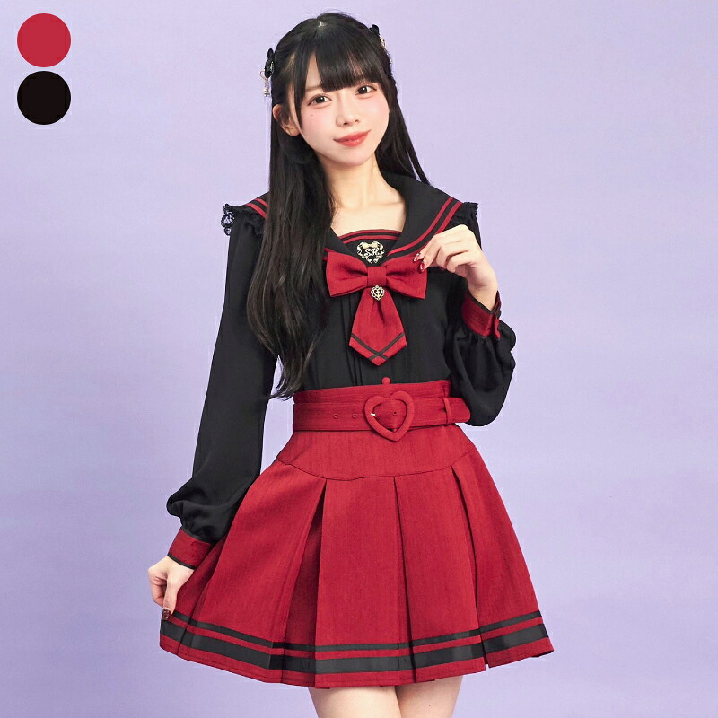 楽天市場】☆ベルト付ボックスプリーツスカート1/5 18:00マークダウン8