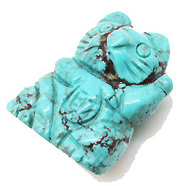 楽天市場】ターコイズ 【天然石パーツ】 置物 パーツ 動物 約x20x14mm