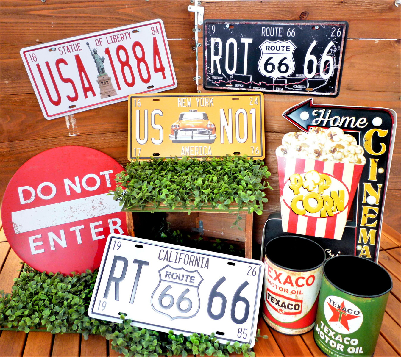 楽天市場】アメリカン雑貨 ナンバープレート サインプレート ブリキ