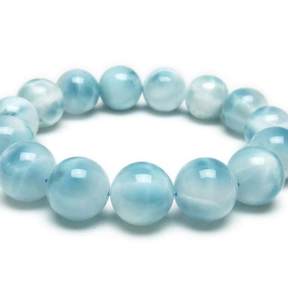 楽天市場】ラリマー ブレスレット 14mm ラリマール ブレス ソーダ珪灰