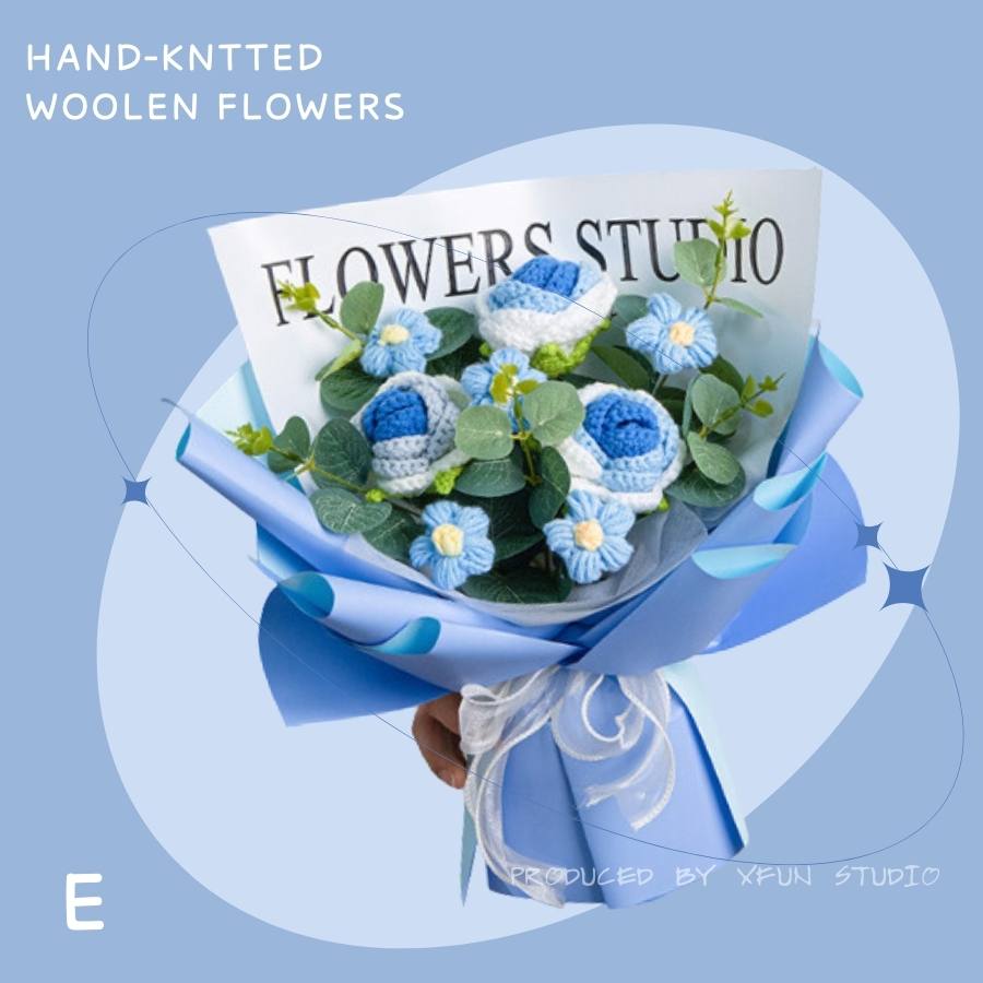 楽天市場】花束 可愛い 毛糸 手つくり フラワー 枯れない花