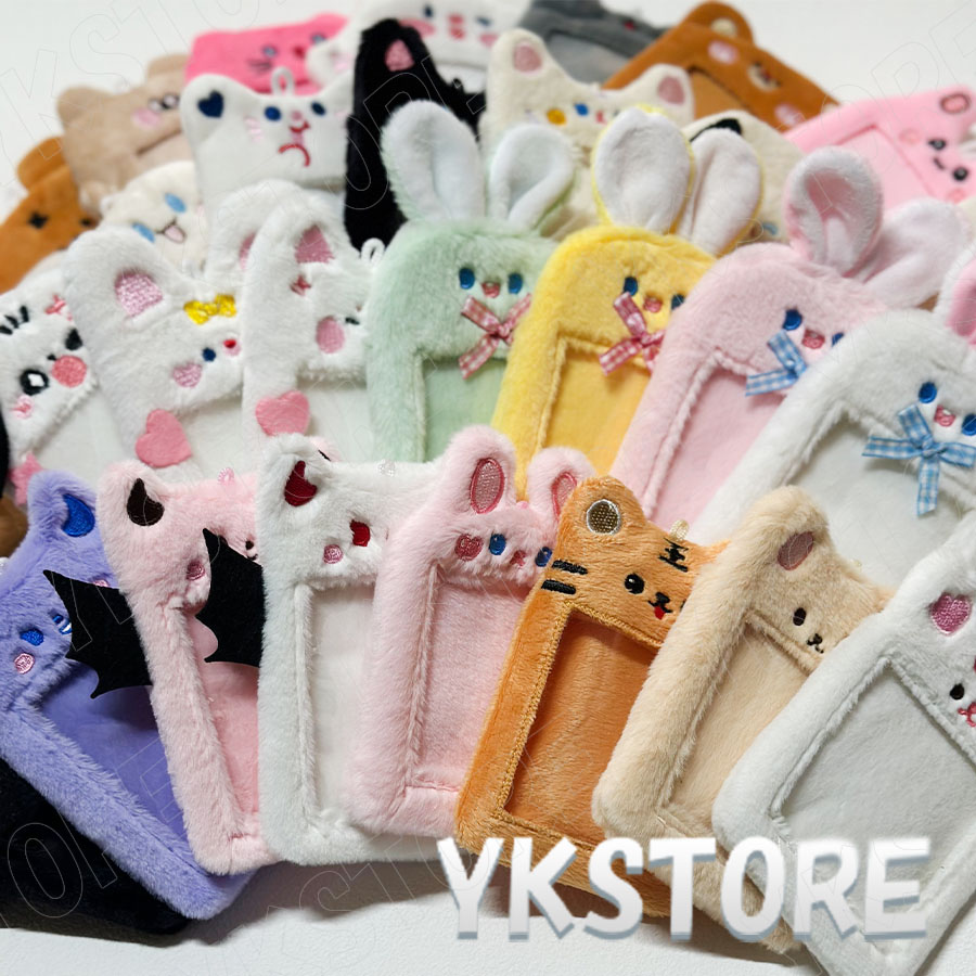 楽天市場】トレカホルダー 韓国 もこもこ 推し活 パスケース オタ活