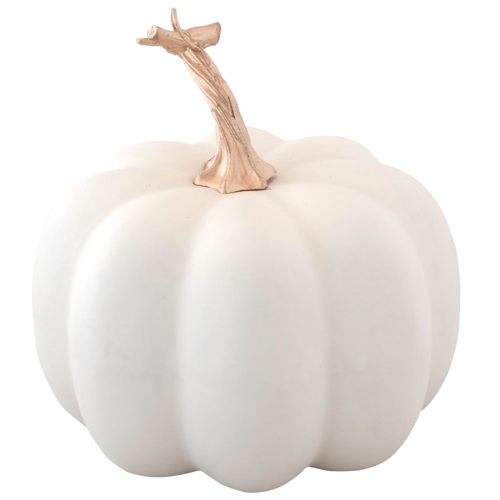 楽天市場】パンプキン オブジェ ホワイト Mサイズ 大きい オーナメント