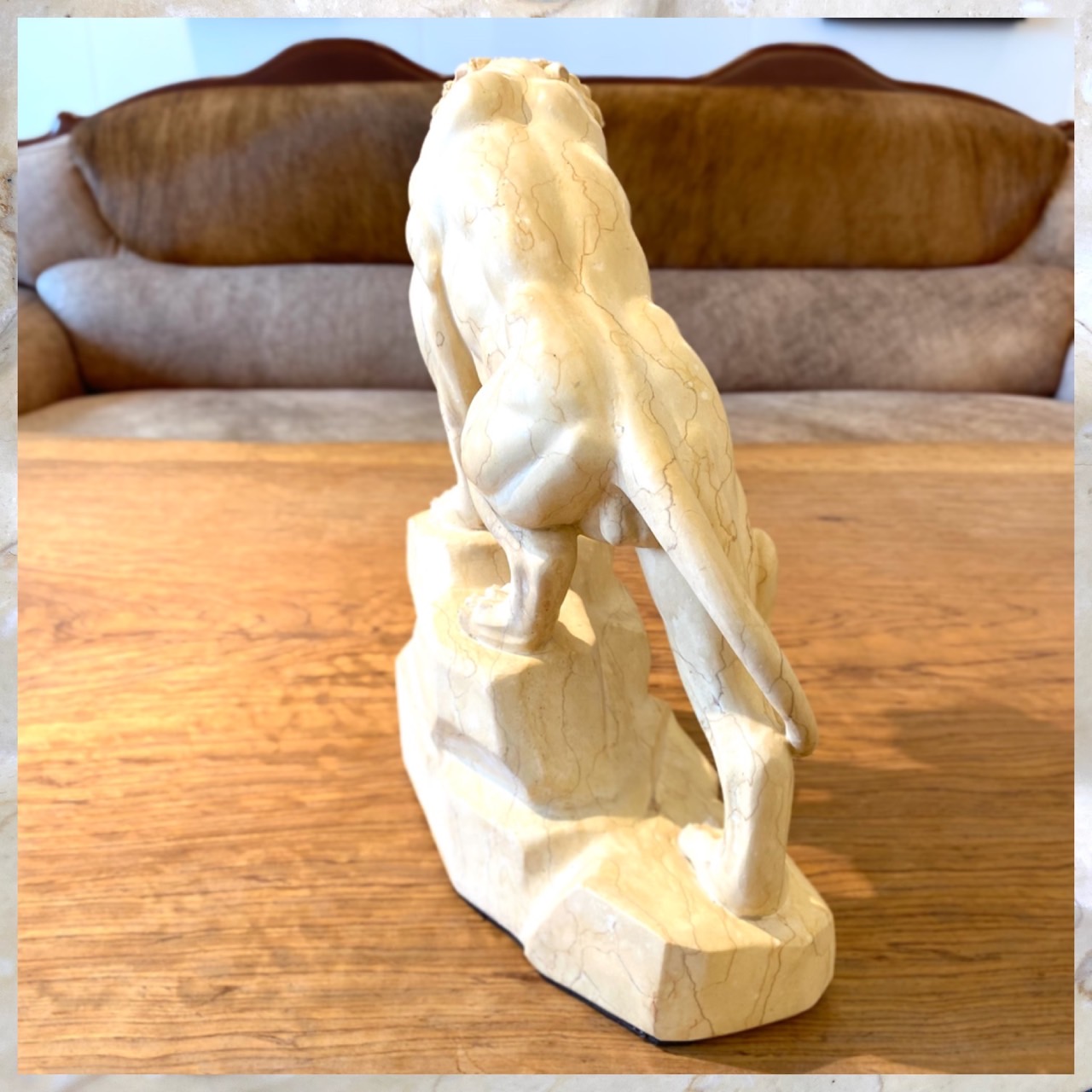 楽天市場】大理石 タイガー 虎 オブジェ アート インテリア 置き物