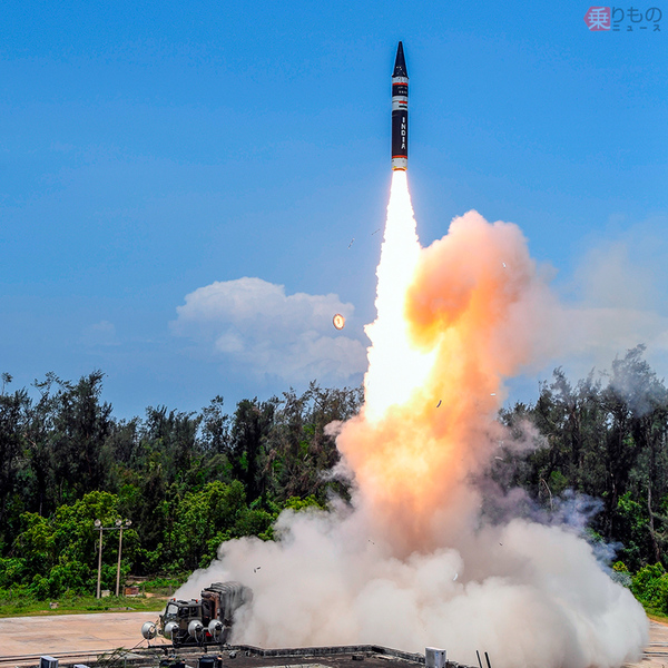 インド 次世代型の核弾道ミサイル「アグニP」発射に成功 | 乗りもの