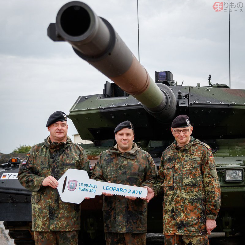 ドイツ最新鋭戦車「レオパルト2A7V」連邦軍で運用スタート | 乗りもの